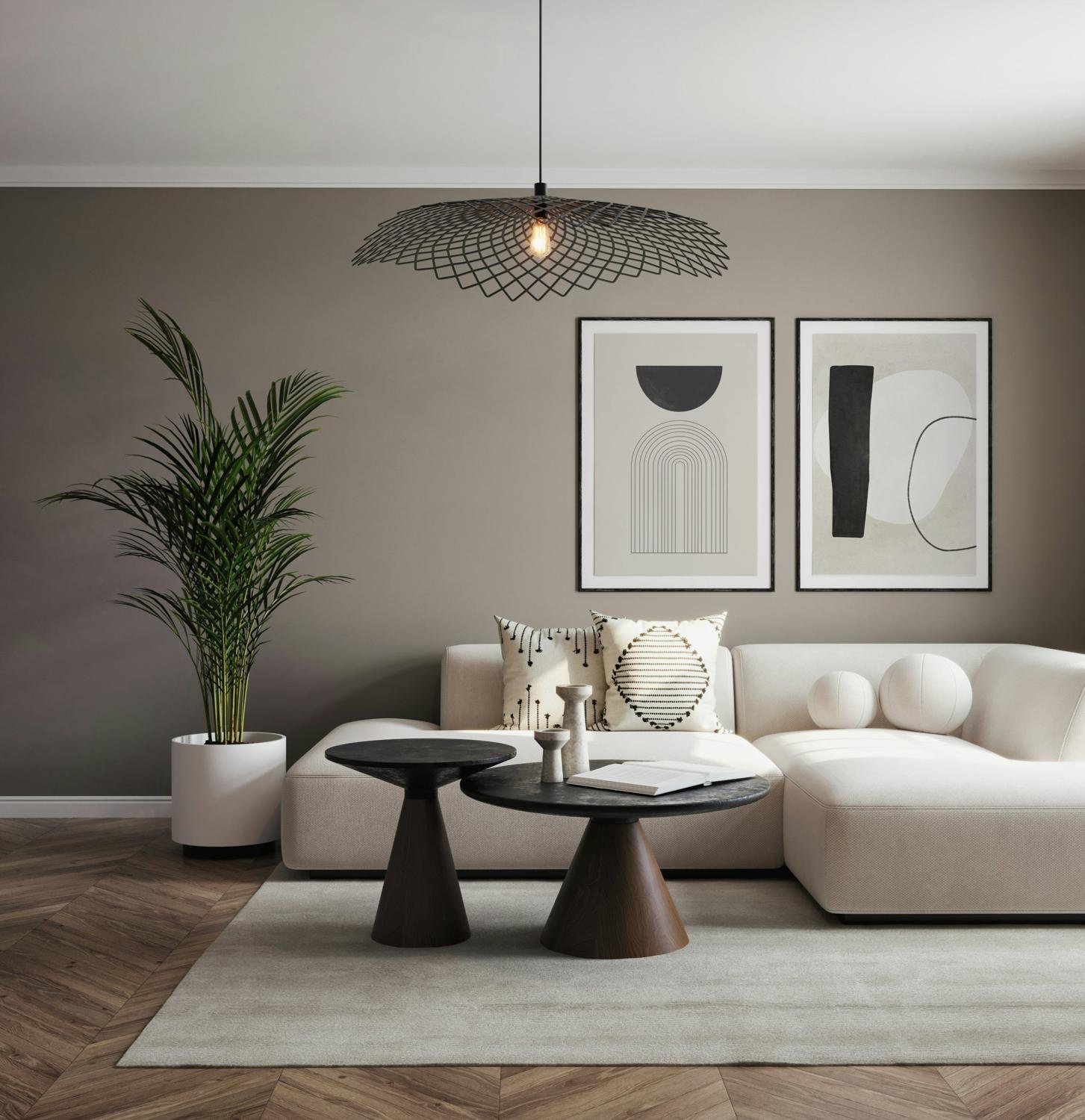 Soft neutral living room